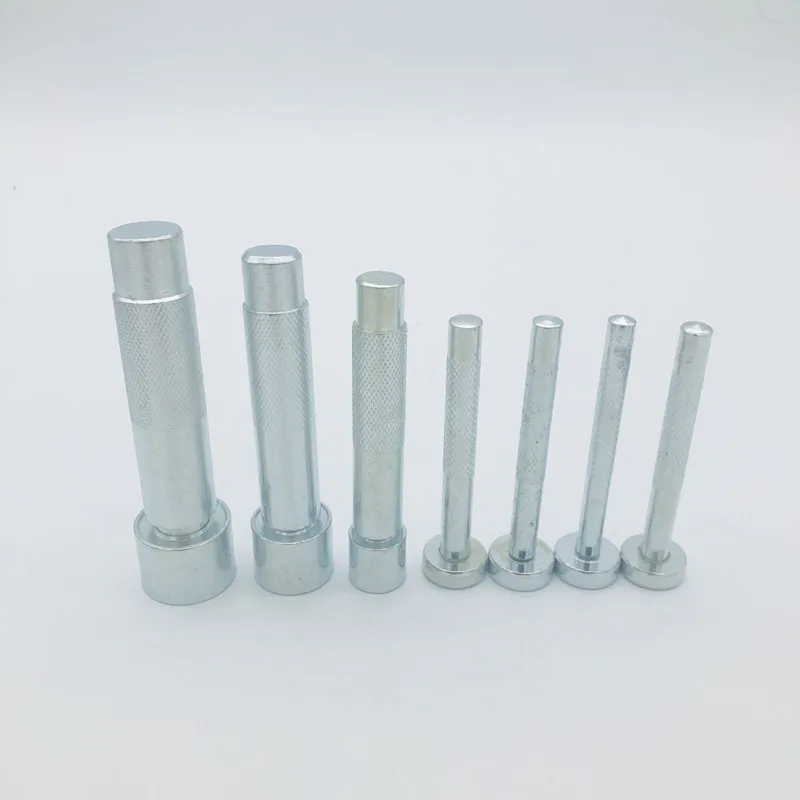 Handmade Metal Eyelets Mold Tool 4-14mm Eyelets Tool Grommet Installation Carbon Steel DIY Leather Eyelet Accessories 1 Set