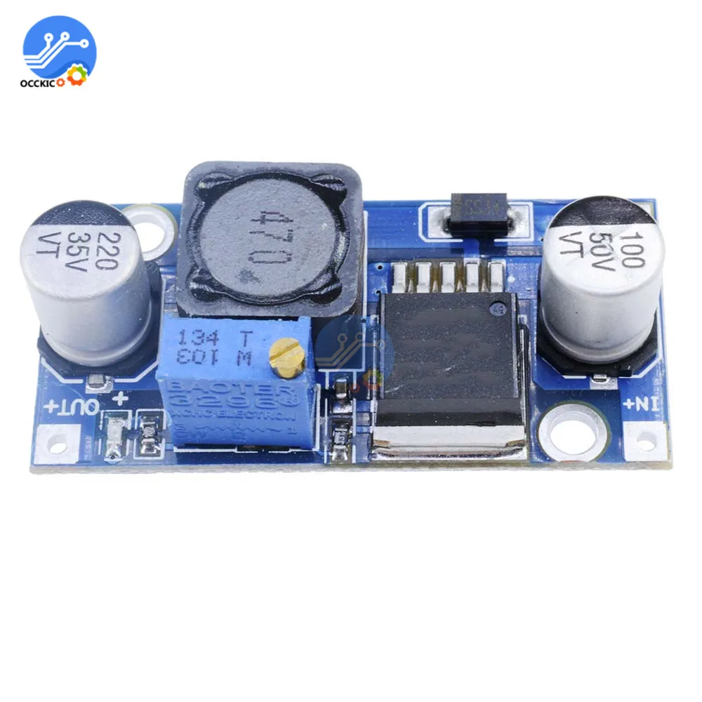 Конвертер DIP DC понижающий преобразователь Регулируемый модуль LM2596 источник