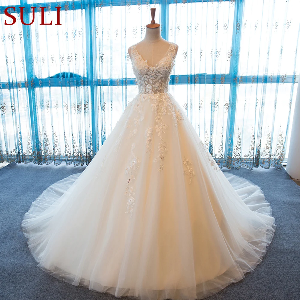 Женское кружевное свадебное платье с V образным вырезом|beach wedding gowns|wedding gownswedding dress