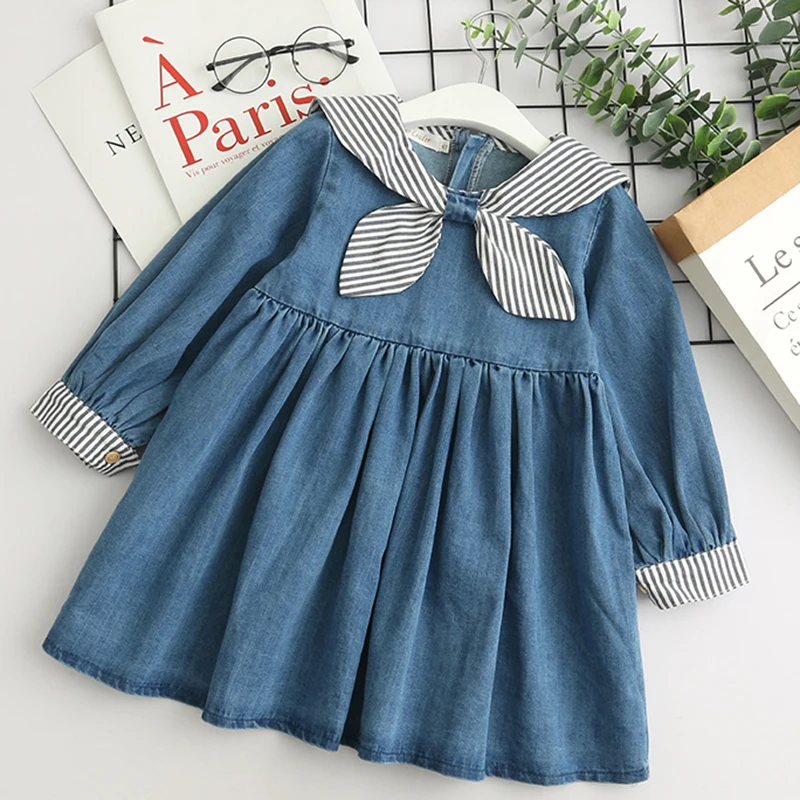 Mayfair Cabin/платье для девочек; осенняя одежда с принтом лодки; стильная детская одежда с длинными рукавами; повседневная одежда для девочек; Детские платья