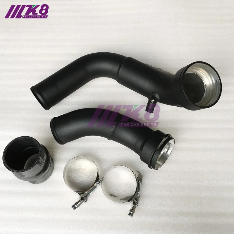 Black Intake Charge pipe Aluminum OEM Replacement For BMW F20 F30 M135i M235i 335i 435i N55 3.0T(K8-BMW-N55)