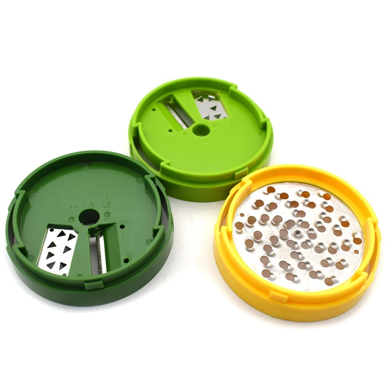 3 in 1 Spiral Rotating Cut Silk Cup Garlic Press Vegetable Grater Home Kitchen Tool Accessories Chopper Cutter Gadget