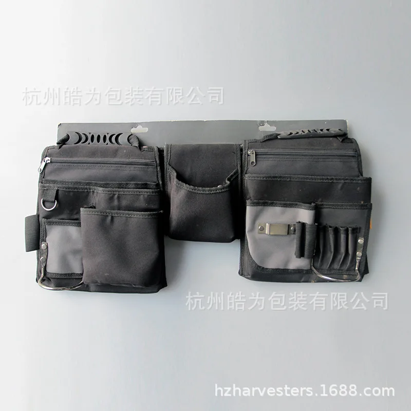 

Processing Customizable Triple Tool Fanny Pack Multi-functional Electrician Maintenance Kit Electric Power Maintenance Climbing