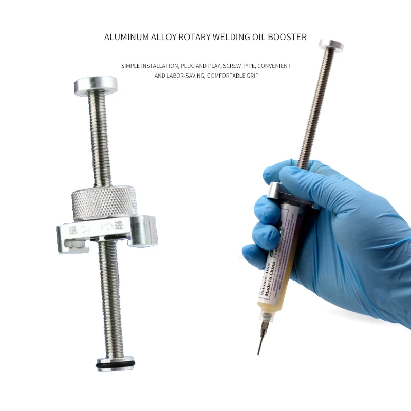 Aluminum Alloy Solder Paste Dispenser Rotary Welding Oil Booster Flux