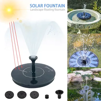 

Fountains Outdoor Solar Powered home renovation Bird Bath Water Fou-ntain Home goodie practical For Pool, Garden, Aquarium