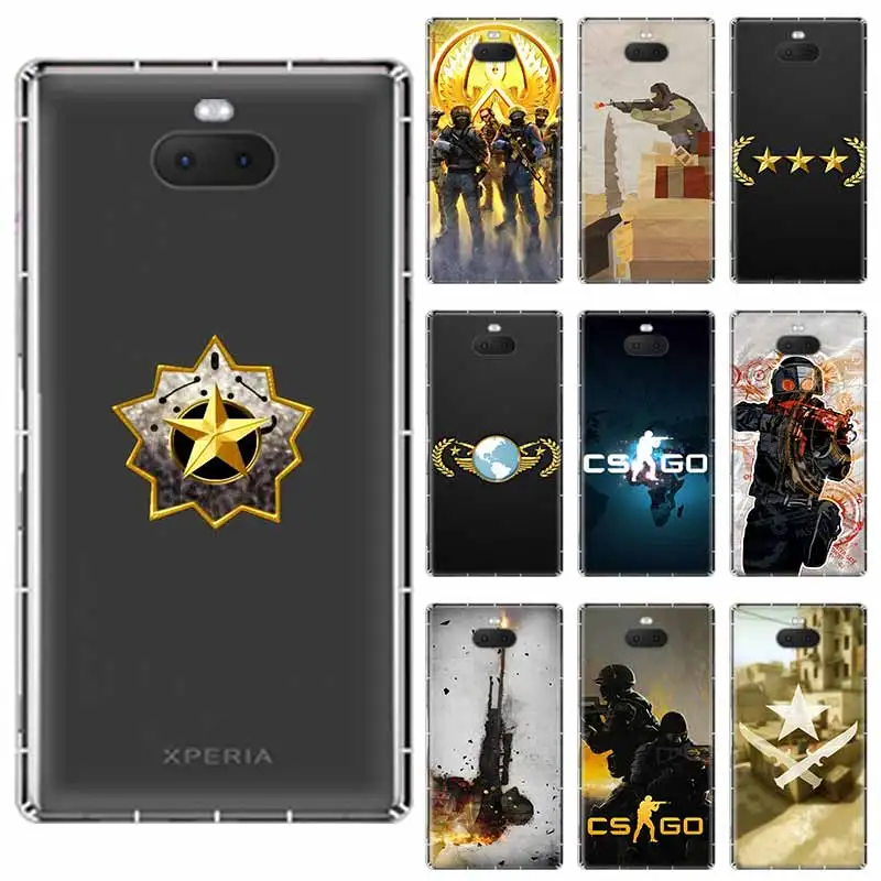Чехол Counter Strike Cs Go On из мягкого ТПУ для Sony Xperia X XA XA1 XA2 XA3 XZ XZ1 XZ2 XZ3 XZ4 L1 L2 L3 Plus |