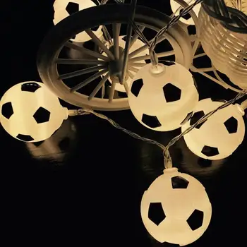 

Fairy String Light Fairy String Football 10LED Outdoor Festival Decorative Lights Wedding Yard Fairy Light Romantic Warm White