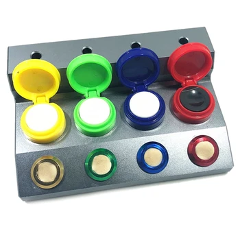 

4 Dish Watch Oil Dip Tools for Storing Watch Oil or Grease Watch Oiler Dish with Cover Watch Repair Accessory for Watchmakers