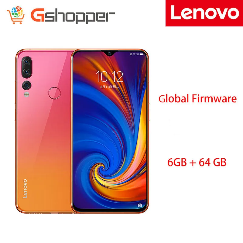 Глобальная прошивка lenovo Z5s 6GB ram 64GB Smartphon Fingerprint Qualcomm 710 2,2 GHz ZUI 10,0 16.0MP+ 8.0MP+ 5.0MP AI три камеры - Цвет: Orange CN