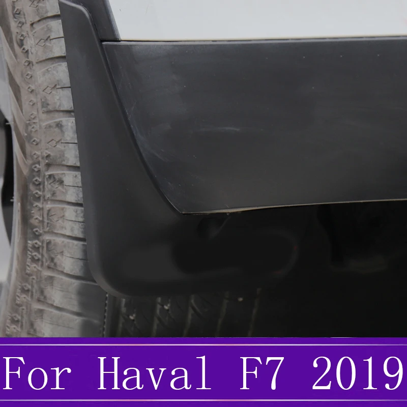 Black Mud Flaps For Great Wall Haval F7 Mudflaps Splash Guards Front Rear Mud Flap Mudguard Car Styling Accessories