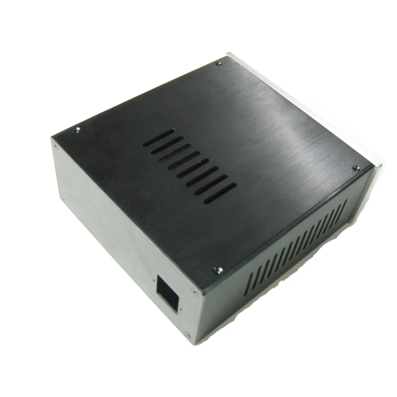 

KYYSLB 219x90x228mm All-aluminum Amplifier Chassis Housing DIY Box Enclosure 2209 Short Version with Cooling Hole Amplifier Case