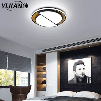 

Modern Ceiling Lights LED Lamp For Living Room dimmable Bedroom Study Room White black color surface mounted Ceiling Lamp Deco