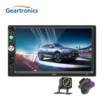 

X7 Car Multimedia Player 7inch HD Touch Screen USB AUX RCA Steering Wheel Control Car Auto Radio MP5 Player For IOS/Android