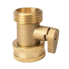 3/4 дюймовый для садового шланга соединитель водопроводной трубы латунный клапан кран сплиттер с выключателем US/EU SNO88