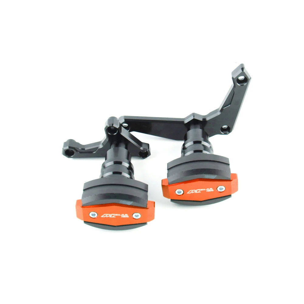 Orange Рамка Слайдеры Краш протектор для Yamaha MT15 MT-15 MT150 M-SLAZ 150 16-18 - Цвет: Orange