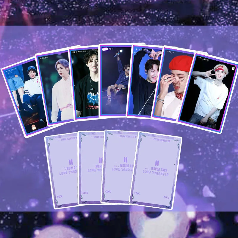 Kpop фотокарты bangtan мальчики плакат ломо карты Leve Yourself вентиляторы коллекция