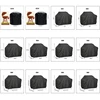 BBQ Cover Outdoor Dust Waterproof Weber Heavy Duty Grill Cover Rain Protection Outdoor Barbecue Cover Round Bbq Grill Black 3