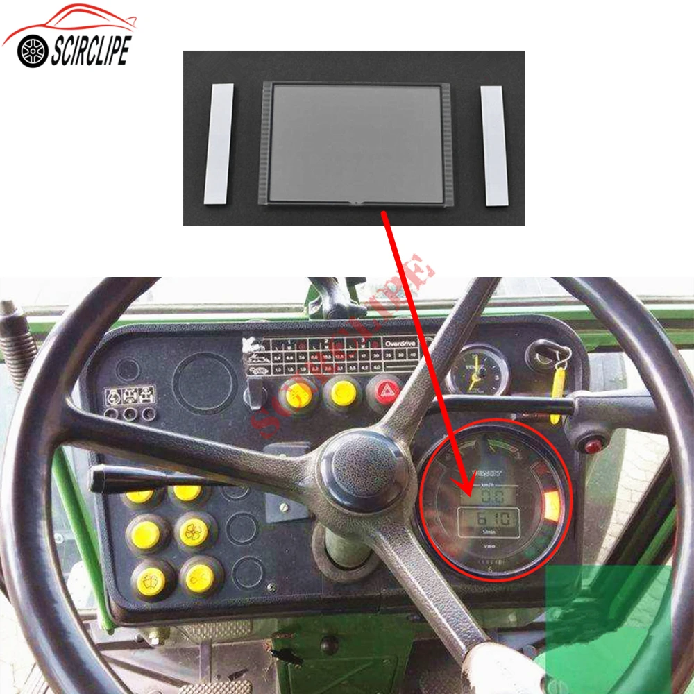 Dashboard Instrument Cluster VDO LCD Display Pixel Repair for Fendt FAVORIT 600 LSA 611/612/614 Tacho / Tractor Meter