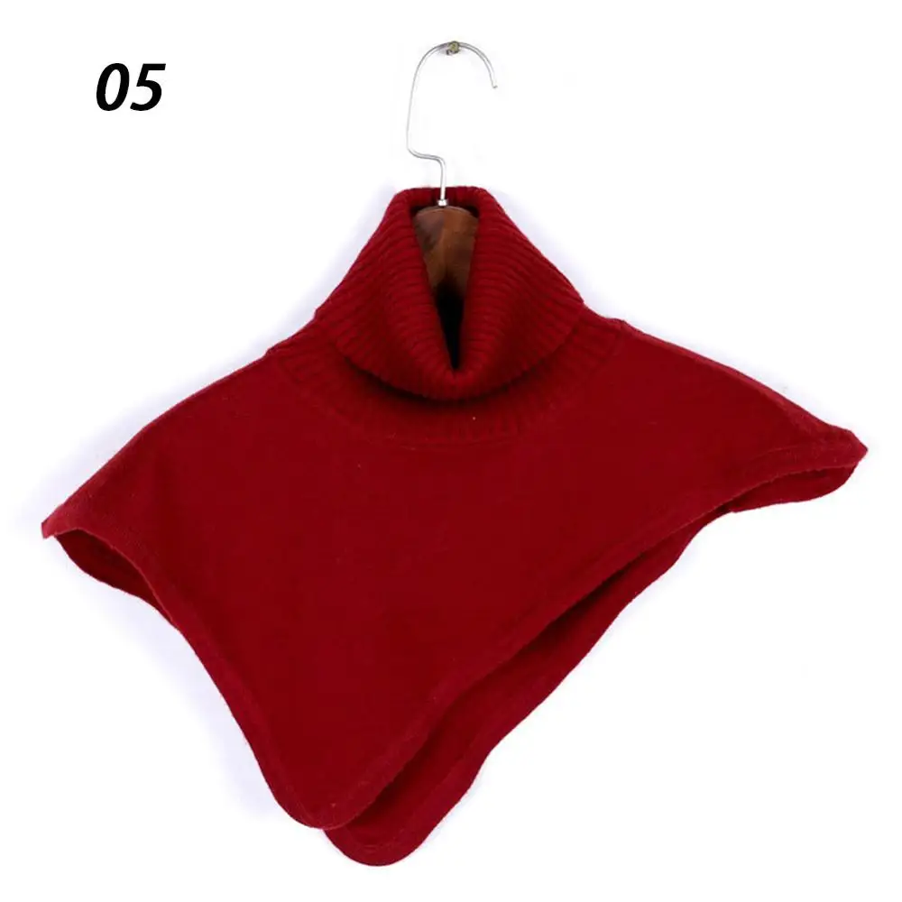 5.Wine Red Triangle Sparsil, женская зимняя водолазка, вязаный шарф-кольцо, необычный дизайн, шапка с воротником, Осенний вязаный пуловер, теплые мягкие шарфы - Цвет: 5.Wine Red Triangle