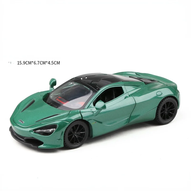 2019 McLaren 720S Supercar 1:32 Scale Model Car Diecast Toy Vehicle Blue Kids 