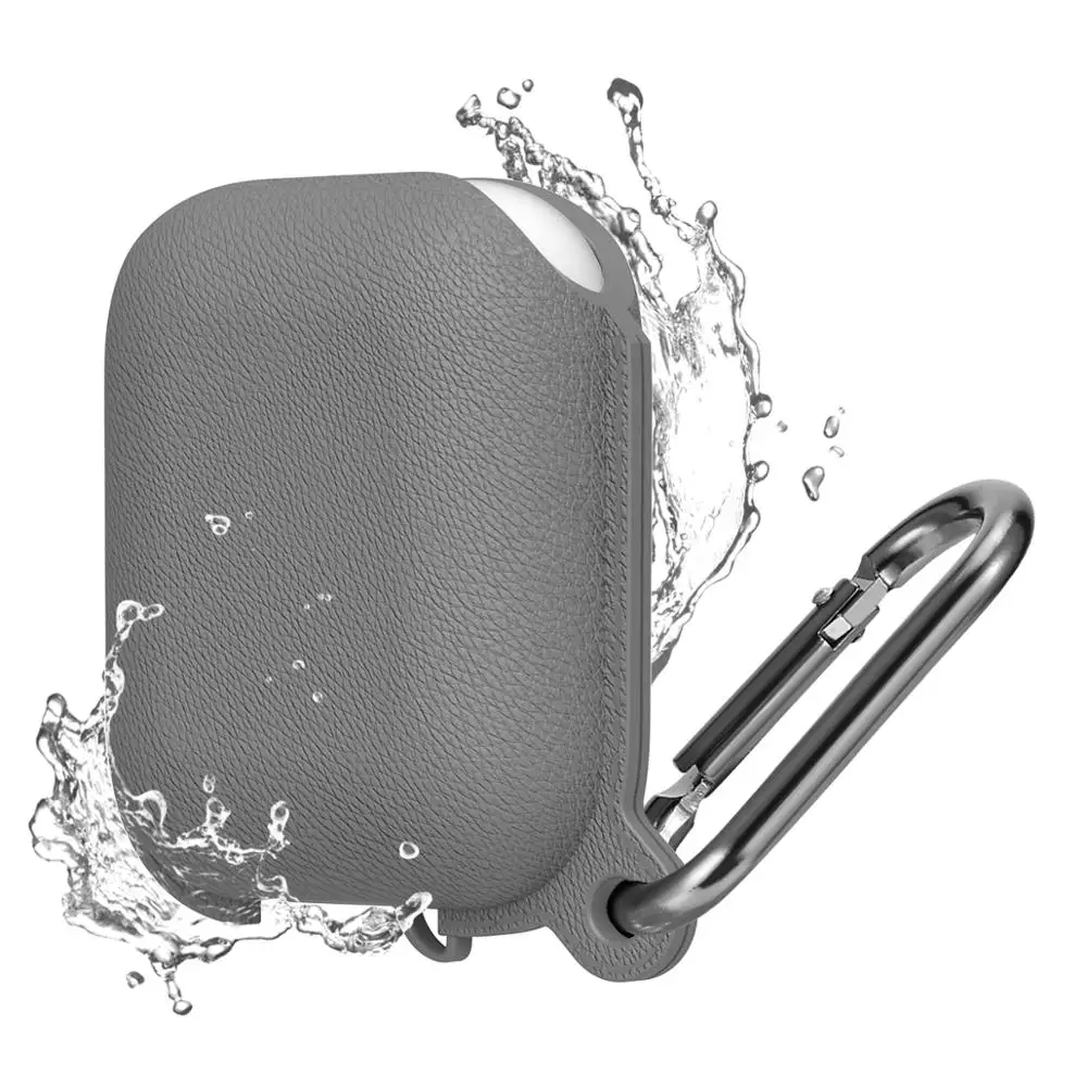 

Earphone Case For Airpods 1/2 Litchi Pattern Soft Silicone Protective cover