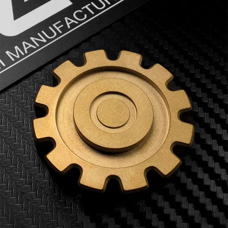 

Gear Fingertip Gyro Titanium Alloy Mechanical Wind Creative Spinner Adult toys Rotary Decompression EDC Titanium Edc
