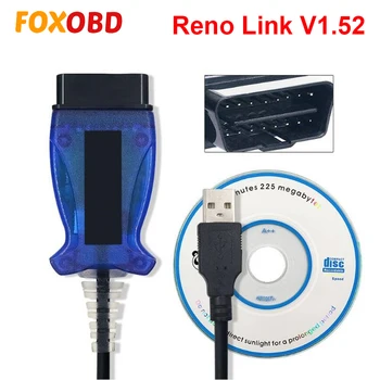 

Professinal RENOLINK V1.52 ECU Programmer for Renault Renolink V1.52 Key/Airbag/ECM/UCH/Programmer OBD2 Car Diagnostic Cable