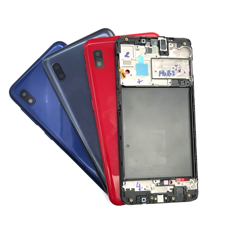 

Back Battery Door Rear Housing Cover Case Front Housing For Samsung A10 A105F Replacement Parts