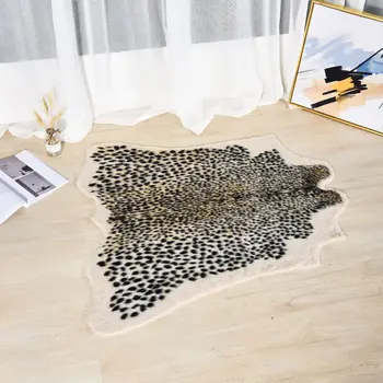 

New Leopard imitation animal skin carpet imitation tiger skin non-slip mat living room bedroom sofa coffee table decoration mat