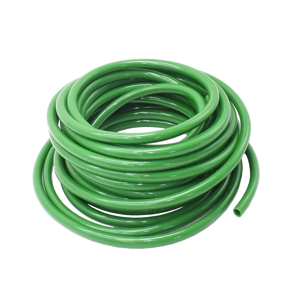 75' ft Green PVC Water Garden Hose 3/4" GHT Machined Brass 200 PSI HCG19-075E 