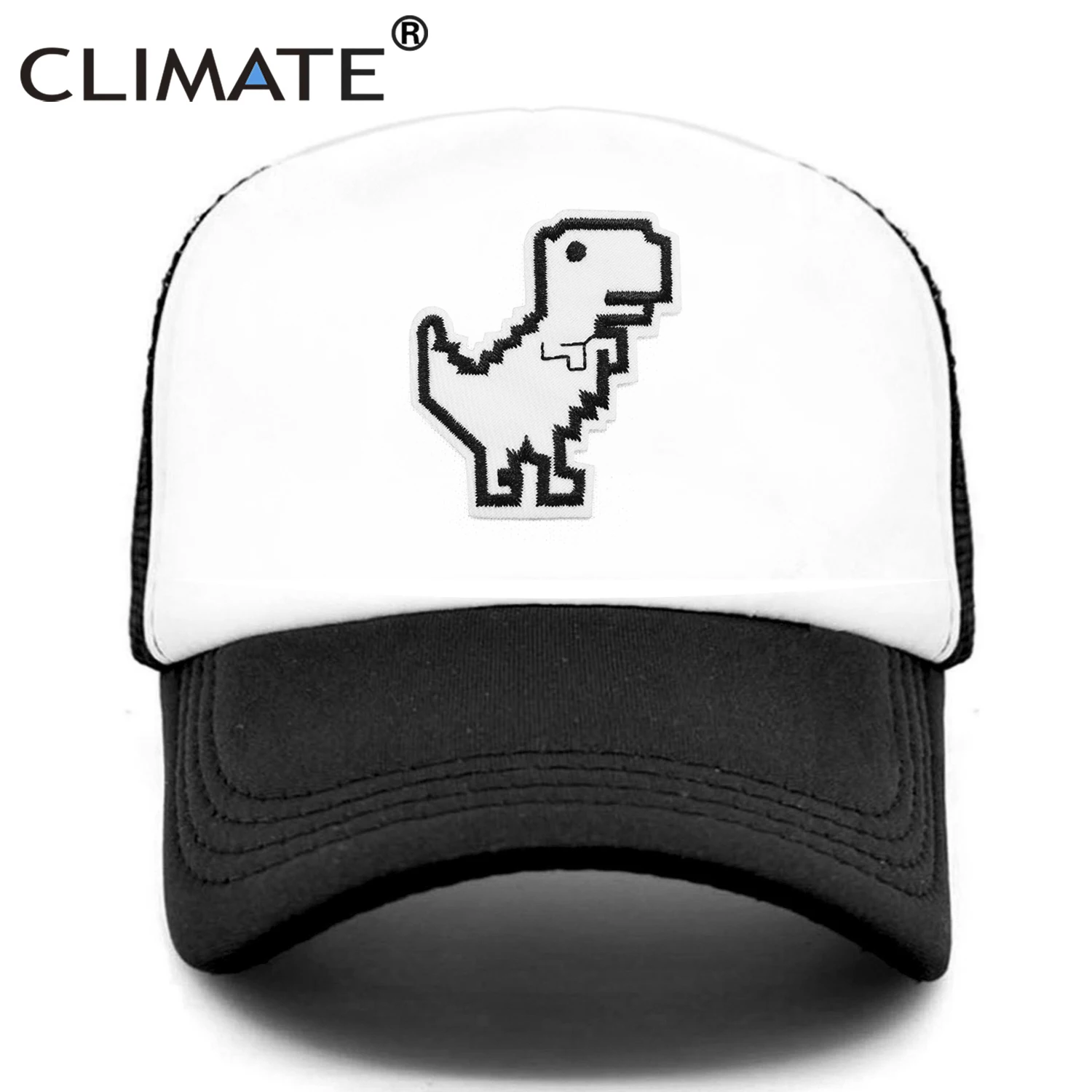 

CLIMATE Internet Is Broken Cap Funny Dinosaur Computer Geek Trucker Cap Programmer Dinosaur Cool Cap Black Mesh Cool Cap