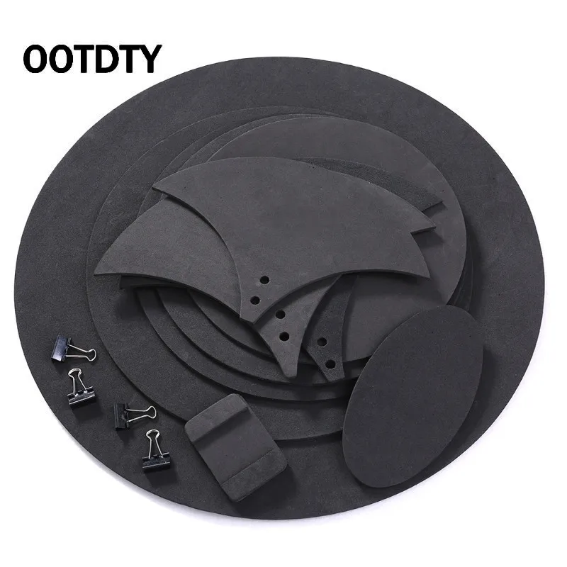 OOTDTY 10 шт. бас Snare барабаны звук офф Mute глушители для автомобиля барабанные резиновые тренировочные колодки комплект