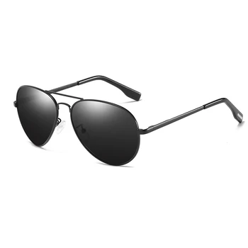 Classic Brand Designer Big Aviator Sunglasses for Women Men HD Polarized Pilot Sunglasses Alloy Bridge UV400 Protection 1