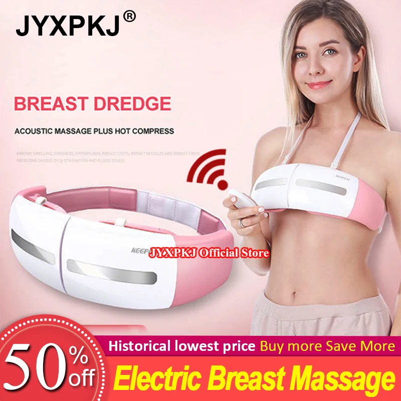 Portable Electric Breast Massager Chest Enlargement Bust Growth For