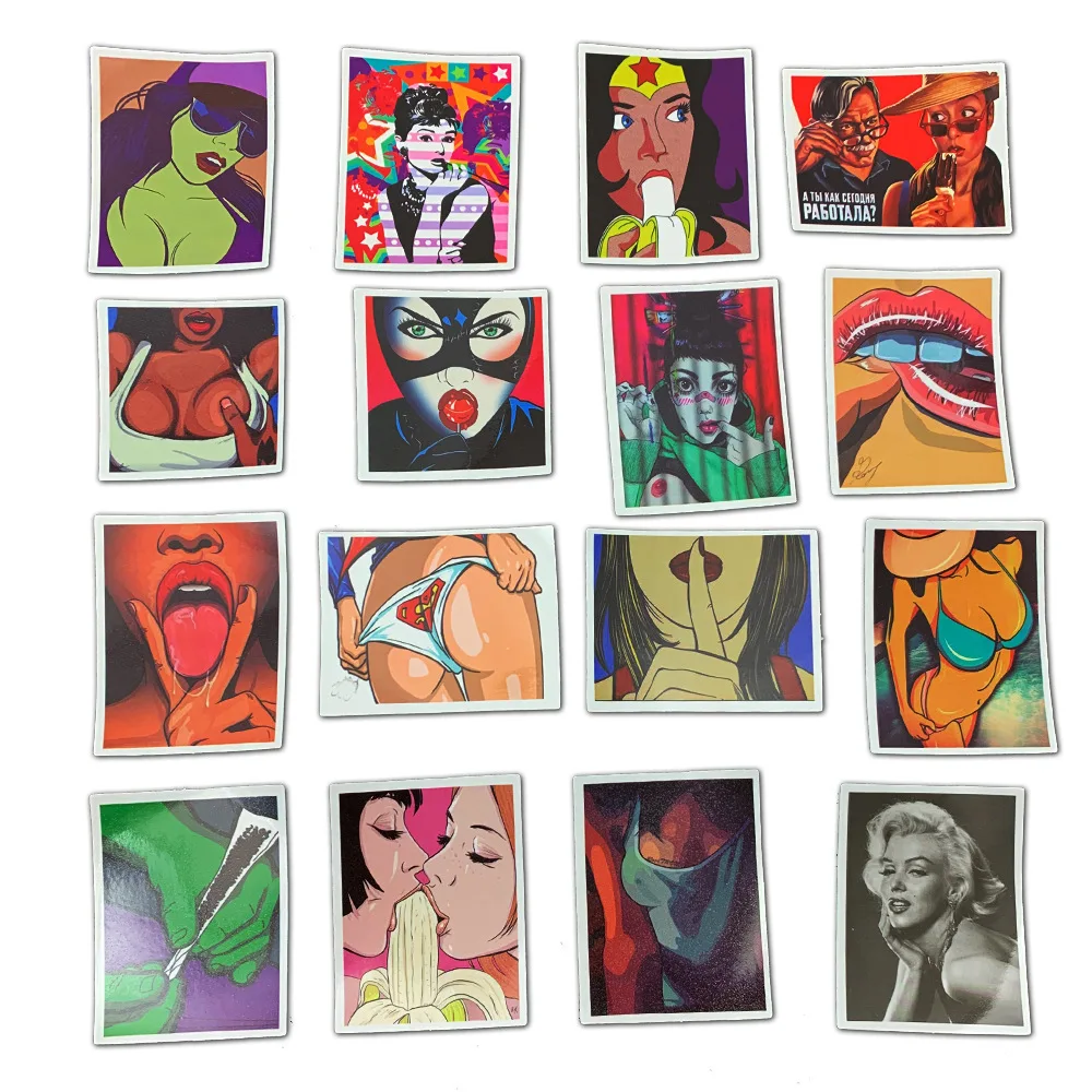 100Pcs random NO Repeat Mixture Stickers Doodling  Luggage Laptop Bike Scooter Travel DIY Stickers On The Car Motorcycle