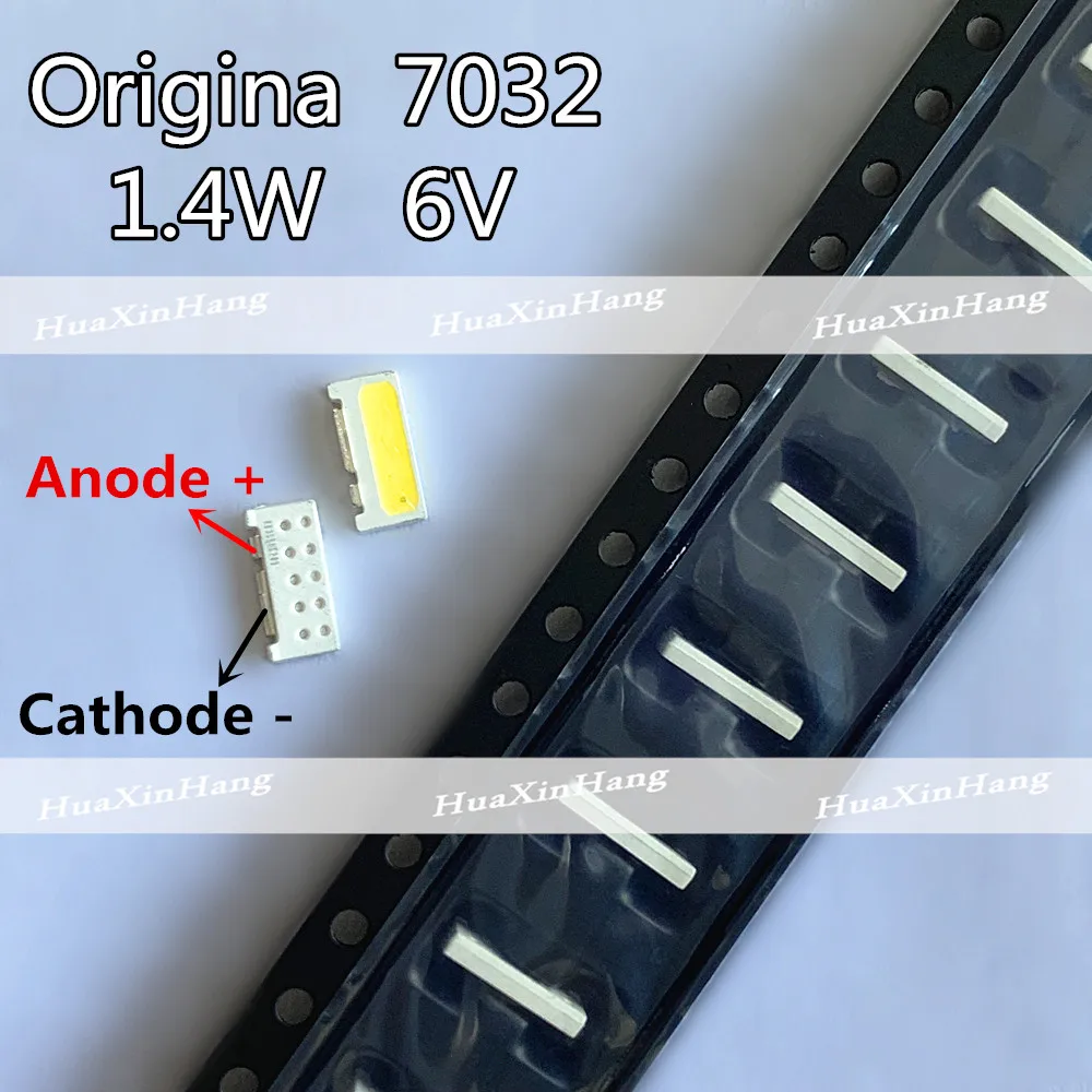 200 шт./лот светодиодная подсветка Edge LED Series 1 Вт-1 5 Вт 6 в 7032 холодный белый для SAMSUNG