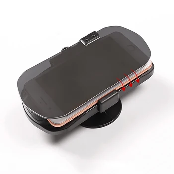 

Car Wireless Charger HUD Mobile Phone Holder Navigation Stand Charging Bracket Inter Modification For Tesla Model 3 Accessories