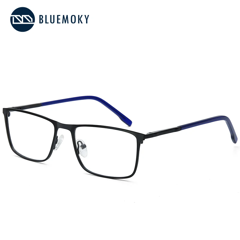 Мужские Оптические очки BLUEMOKY в оправе из сплава квадратной для близорукости с