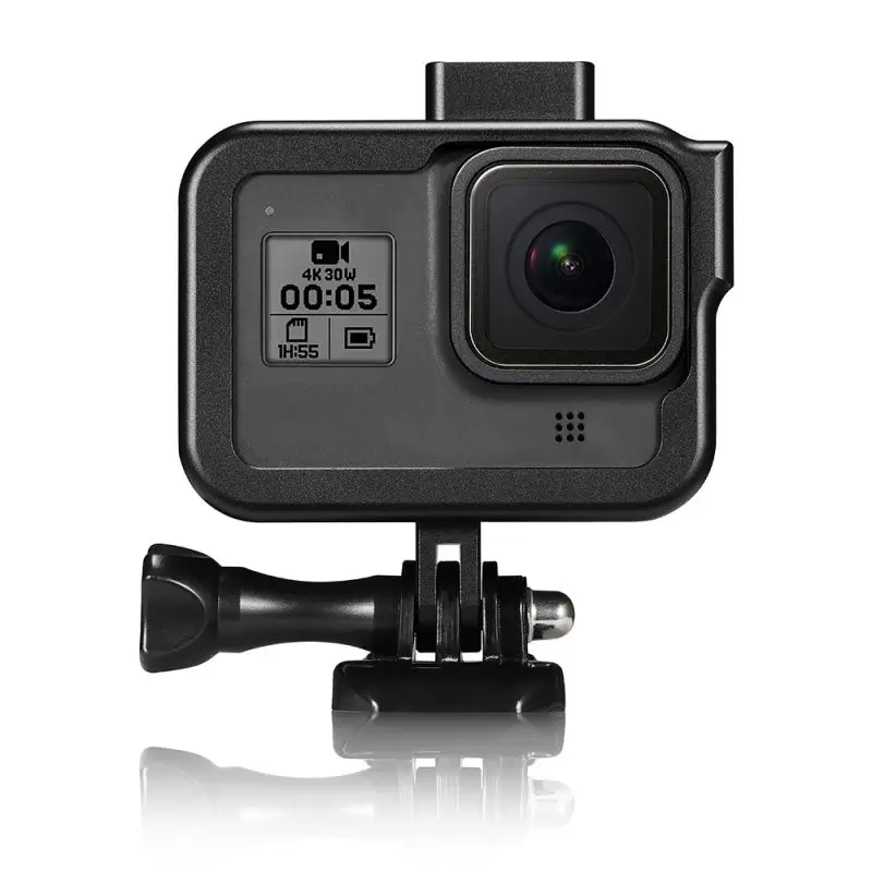 Алюминиевый сплав клетка кролика для Gopro Hero 8 экшн-камеры алюминиевый сплав защитная рамка Gopro 8 металлическая рамка