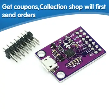 

CP2112 Debug Board USB to SMBus I2C Communication Module 2.0 MicroUSB 2112 Evaluation Kit for CCS811 Sensor Module for arduino