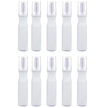 

10 Pcs Mini Plastic Small Empty Spray Bottle for Makeup and Skin Care Refillable Travel Use 150Ml