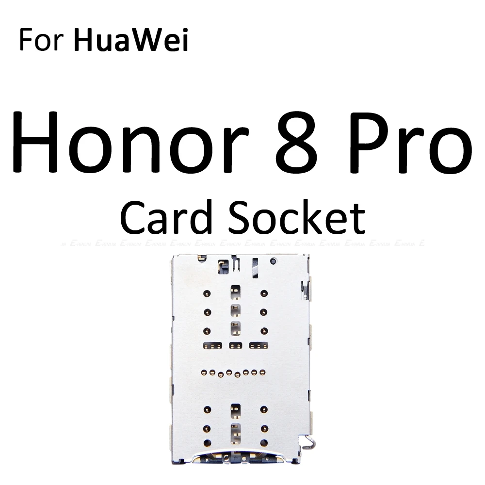 Высокое качество Micro SD/Sim карты лоток гнездо адаптера для Huawei Honor 8 Pro Lite Разъем Держатель Слот ридер контейнер