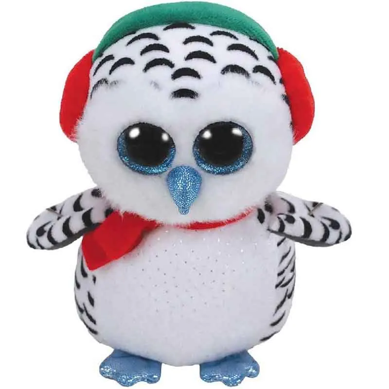 Ty Beanie Nester Плюшевые игрушки животные в виде совы 15 см|Мягкие животные| |