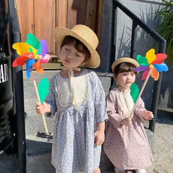 

2020 Spring Cotton Dazzel Dress For Girls Princess, Children Fashion Sweet Dress 6 pcs/lot, Wholesale