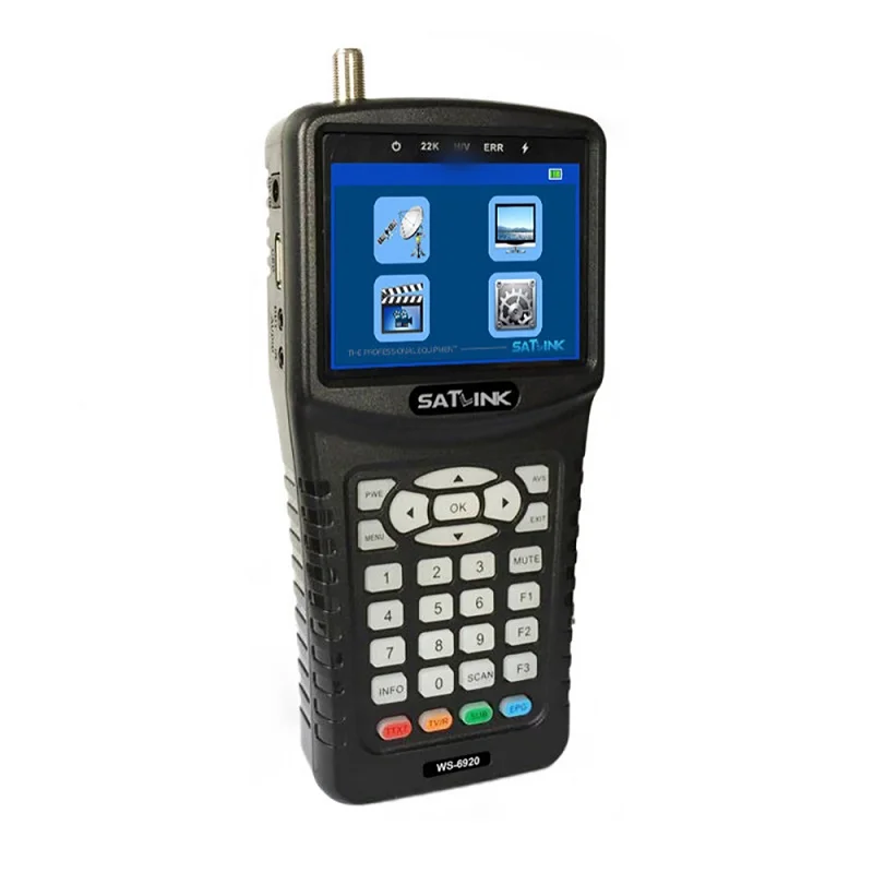 

WS-6920 TV Satellite channel Receivers DVBS/S2 Digital Satellite Finder Meter with MPEG-2/MPEG-4 H.264 3.5inch HD TFT LCD Screen