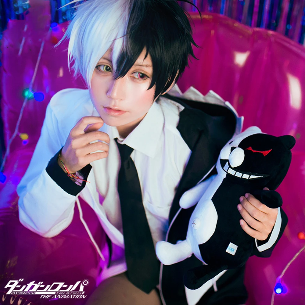 VEVEFHUANG Аниме Супер Dangan Ronpa 2 Danganronpa Monokuma черный и белый медведь унисекс Изысканный косплей костюм повседневная одежда