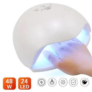 

48/36W UV LED Lamp Fit Curing All Nail Gel Polish For 24/12pcs Lamp Beads Professional Nail Dryer Polish Machine Nail Art Tool