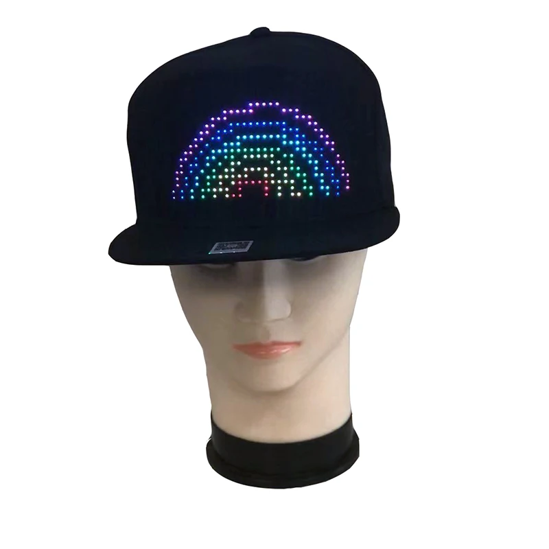 Hats Led Lights Parties | Custom Hat Led | Baseball Cap | Message Caps - Hat  Led Light Cap - Aliexpress