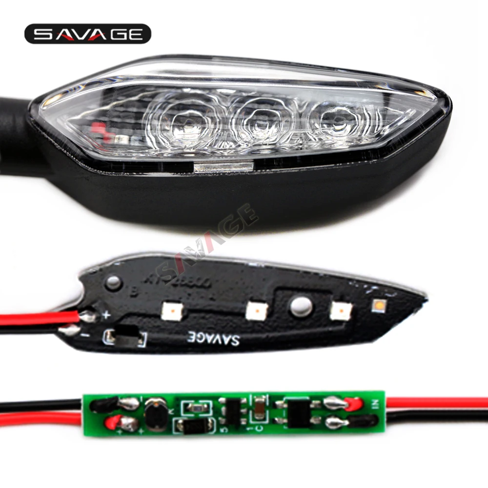 Светодиодный поворотник для KAWASAKI Z800 Z750 Z400 Z900 Z650 Z1000 Z125 Z250 Z300 аксессуары мотоциклов