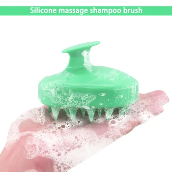 

1PCS Massage Comb Silicone Head Body Scalp Brush Shampoo Hair Washing Comb Shower Brush Bath Spa Slimming Massage Brush